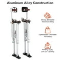 thumbnail image 3 of Yescom Drywall Stilts 36" - 50" Adjustable Aluminum Painting Tool for Ceiling / Sheetrock Taping Parade Costume, 3 of 11