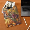 thumbnail image 6 of Harvest Autumn Oil Painting Foldable Binder Folder Clipboard with Pen Slot Double Clips A4 Size File Storage, 6 of 8
