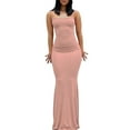 thumbnail image 4 of Women Sleeveless Fish Tail Dress Spaghetti Strap Bodycon Long Maxi Dress Summer Beach Club Party Long Dresses, 4 of 4