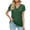 Green, variant on Womens Tops Casual Summer Flutter Sleeve T-Shirts Ruffle Short Sleeve Loose V Neck Tunic Tops Girls' Tops, Tees & Blouses