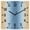 Khaki Gray Blue, variant on Turquoise Khaki Ombre Wooden Wall Clock Silent Non Ticking, Modern Abstract Art Gradient Square Wall Clocks Battery Operated, Decor Clock for Home Office, Living Room, Kitchen, 12 Inch