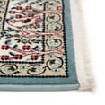 thumbnail image 5 of Rugs.com Rabia Collection Rug – 10' Square Blue Low Rug Perfect For Living Rooms, Kitchens, Entryways, 5 of 9