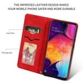 thumbnail image 2 of Samsung Galaxy A50 Case, Dteck Smooth PU Leather Flip Folio Wallet Card Slots Case Cover Stand Feature & Magnetic Closure For Samsung Galaxy A50 2019 6.4", Red, 2 of 7