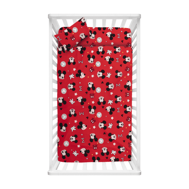 Sabanitas de camiseta Cuna Mickey CHIQUI MUNDO Mickey sábana Cuna de camiseta
