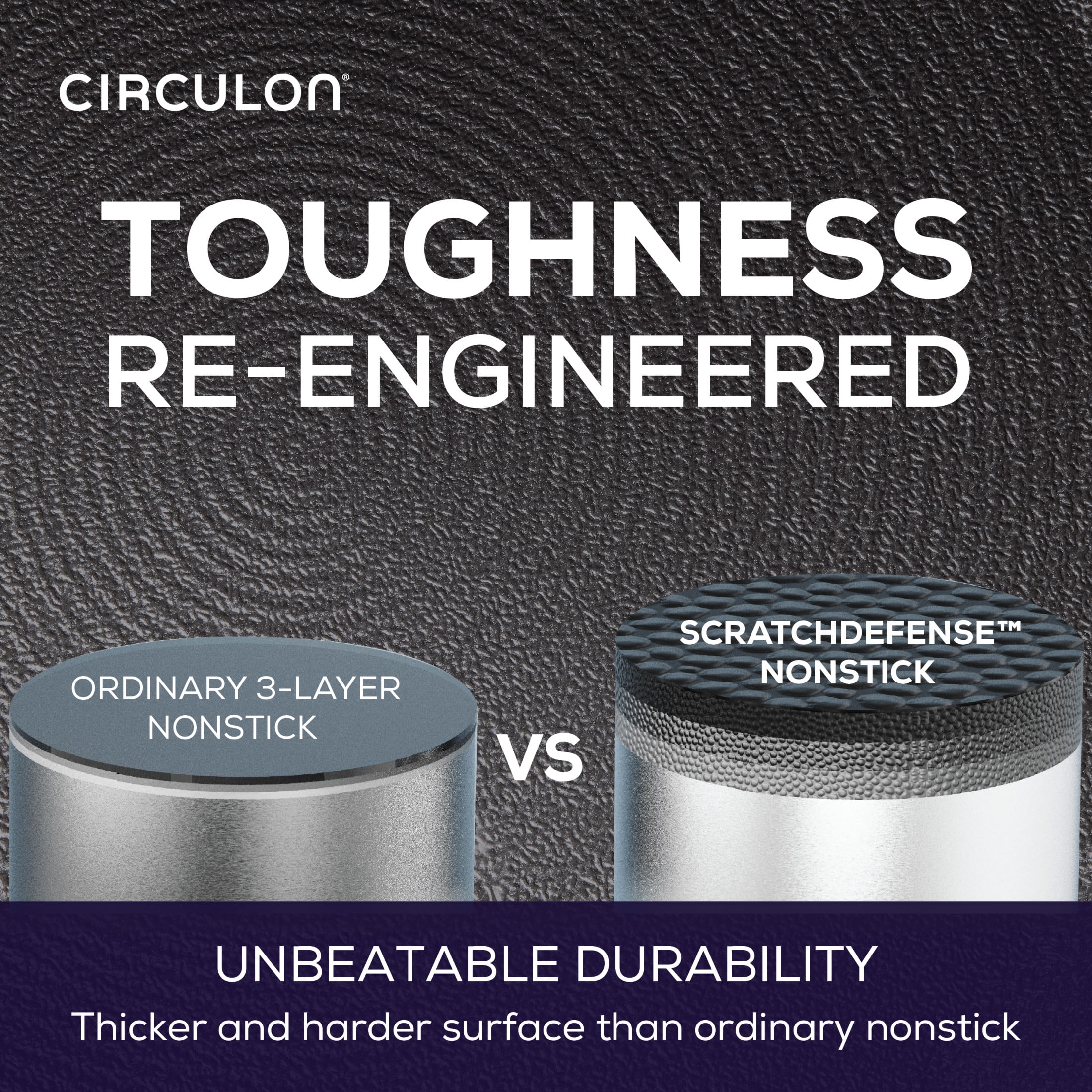 Circulon A1 Series 12” Nonstick Induction Compatible Frying Pan