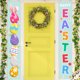 thumbnail image 5 of Matsuzay Celebra la Pascua con estilo con coloridas banderas de cortina para puerta de colores surtidos. Alta solidez del color. Kits de decoración para fiestas FHJDL-19, 5 of 6