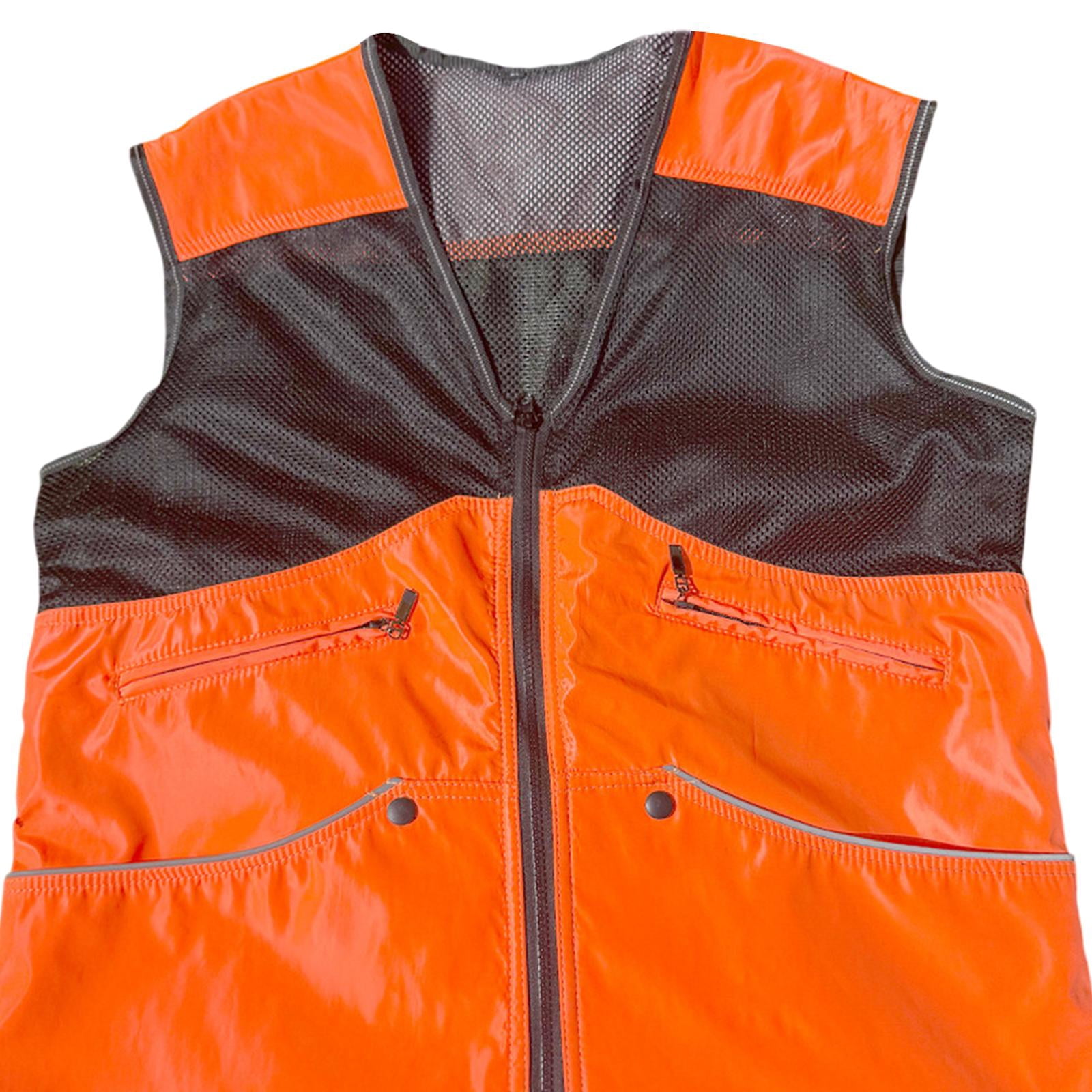 Stgfyxgs Summer Dog Handler Training Vest with 6 Large Pocket Waterproof Fishing Vest Size M