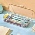thumbnail image 6 of Djiypn Large Capacity Transparent Pencil Case with Multifunctional Design - Lightweight for Home Office by Stu//dents, 6 of 9