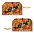 thumbnail image 6 of FOR U DESIGNS Cat Maple Leaf Print Microwave Oven Cover Foldable Toaster Oven Covers Dustproof Microwave Oven Grill Covers Protector Home Decoration Accessories-L, 6 of 8