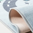 thumbnail image 4 of SAFAVIEH Kids Play House Myrtle Hopscotch Area Rug, Grey/Blue, 5' x 5' Round, 4 of 7