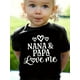 thumbnail image 1 of Nana & Papa Love Me" Girls' T-Shirt - Soft Cotton, Short Sleeve, Round Neck - Machine Washable - Casual Summer Top for Youngsters, 1 of 7