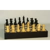 Lardy Style Knight Black and Natural Boxwood on Black & Maple Basic Chest