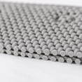 thumbnail image 6 of J&V TEXTILES Shower and Bathtub Mat, 36x17, Long Double Foam Bath Tub Floor Mats with Suction Cups and Drainage Holes, Machine Washable and Soft on Feet, Bathroom and Spa Accessories Gray, 6 of 6