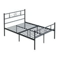 thumbnail image 4 of Yoneston Platform Metal Bed Foundation Headboard Furniture Bedroom Full Size, 4 of 8