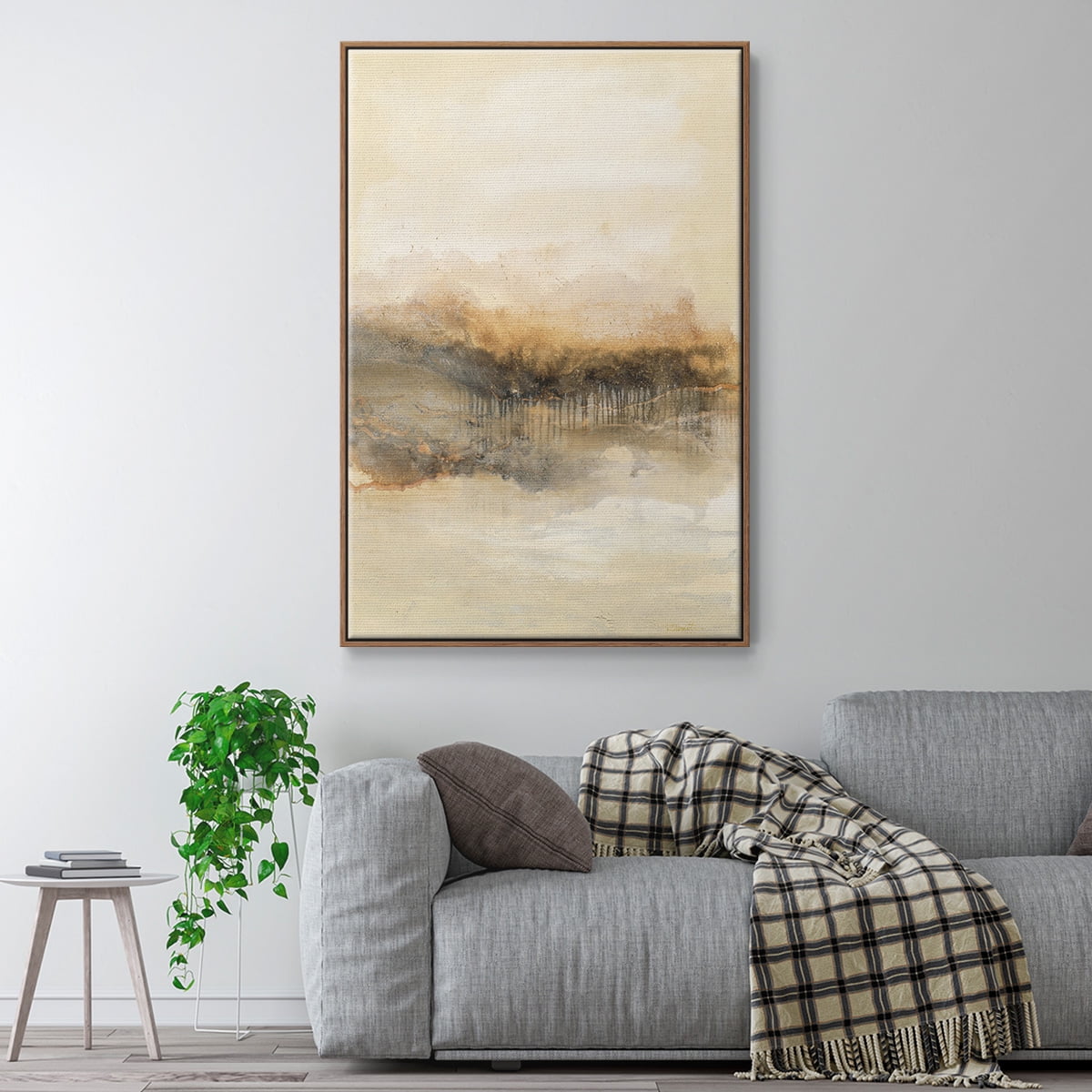 Keeping Secrets I Framed Premium Gallery Wrapped Canvas - Ready to Hang - 27 x 41 - Walnut Floating Frame