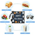 thumbnail image 5 of 3 Size Reusable Food Storage Bags Set Airtight Zipper Closure Lunch Snacks Travel Organizer Pumpkins and Ghosts Elements, 5 of 8