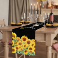 thumbnail image 2 of Table Runners 90 Inches Long Dress Scarves, Sunflowers Farmhouse Coffee/Dining/Kitchen Table Runner for Living Room, Yellow Summer Botanical Elegant Pastoral 13x90 Inch, 2 of 9