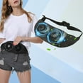 thumbnail image 2 of Fanny Pack Cintura Ventilador Impermeable Portátil Casual Multifuncional Negro Durable Riñonera Cinturón Ventilador para Hombres Mujeres Viajes, 2 of 9