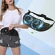 thumbnail image 2 of Fanny Pack cintura ventilador bolsas impermeables 3 velocidades manos libres negro riñonera cinturón ventilador para Mujeres Hombres ciclismo senderis BLESIY Abanico Riñonera, 2 of 8