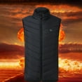 thumbnail image 6 of Hovilon Heated Vest -23 Heated Zones，USB Electric Heated Vest Heated Jacket Winter Vest for Outdoor Motorcycle Camping Fishing Skiing（Black-L）, 6 of 7