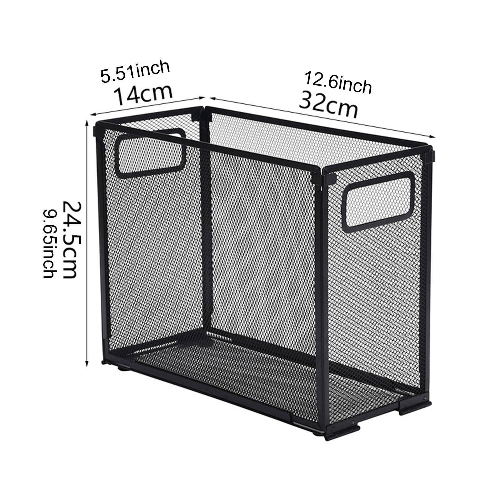 figatia File Folder Organizer Document Folder Rack File Crate for Office School Desk