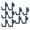 Black, variant on FITYLE 20 Pieces Pegboard Hook Display Hooks Multiuse Pegboard Accessories Stable Sturdy Utility Hooks for Craft Room Hiking Storage Black