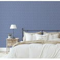 thumbnail image 5 of S4Sassy Peel & Stick Wall Covering, Geometric Print Removable Walls Wrap- Asian Style Walls Mural, Instant Wall Makeover for Bathroom, Closet Interior Self-Adhesive Wallpaper Vinyl- Purple, 25"x120", 5 of 9