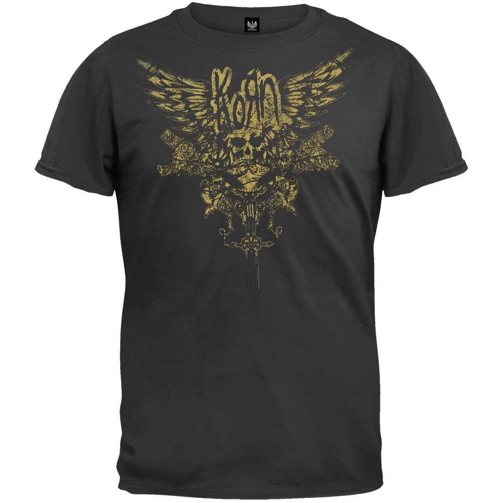 Korn - Korn - Skull Wing Logo T-Shirt - Walmart.com - Walmart.com