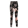 thumbnail image 4 of Gibobby Leggings Gluteos Mujer Pantalones yoga cintura alta con estampado San Valentín para mujer Medias compresión Yoga Running Fitness Leggings cintura alta（Rojo， M), 4 of 5