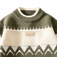 thumbnail image 4 of Guluxicc Kids Girls Turtleneck Cable Knit Sweater Long Sleeve Chunky Pullover Sweaters Fall Winter Loose Tops 3-8 Years, 4 of 7