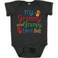 thumbnail image 3 of Inktastic My Grammy and Grampy Love Me Boys or Girls Baby Bodysuit, 3 of 5
