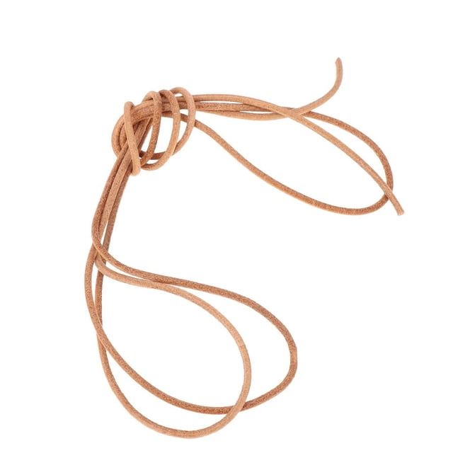 1M Cordón de Cuero PU Redondo Suministro de Artesanía Accesorios Decorativos 2mm Zulema Cuerda para cordón de joyería