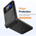 thumbnail image 2 of flip 3 5g case Hinge,Samsung flip 3 case with Hinge Protection,flip z 3 case Shockproof,Heavy Duty,Semi-Auto Hinge Protective Case Compatible with Galaxy Z Flip 3 5G (2021), 2 of 7