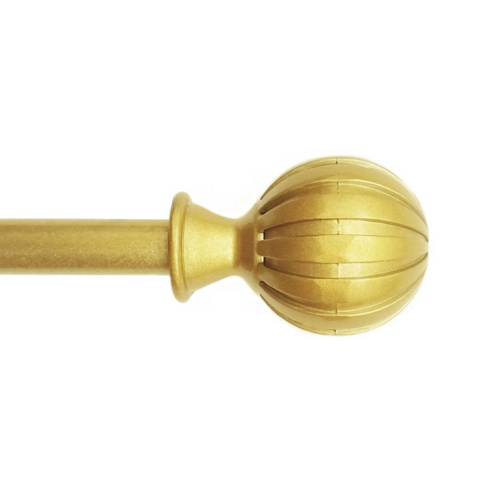 FOCUSSEXY Fashion Curtain Rod with Ball Finials 3/4 inch Pole