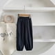 thumbnail image 2 of Odeerbi 1-10 Años Niños Niñas Hielo Seda Bloomers Verano Pantalones Jogger Color Sólido Lindo Ocio Pantalones Linterna Pantalones Haren, 2 of 4