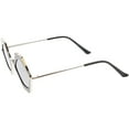 thumbnail image 3 of Oversize Lips Sunglasses Slim Arms Flat Mirrored Lens Lips Sunglasses 53mm (Black / Silver Mirror), 3 of 4