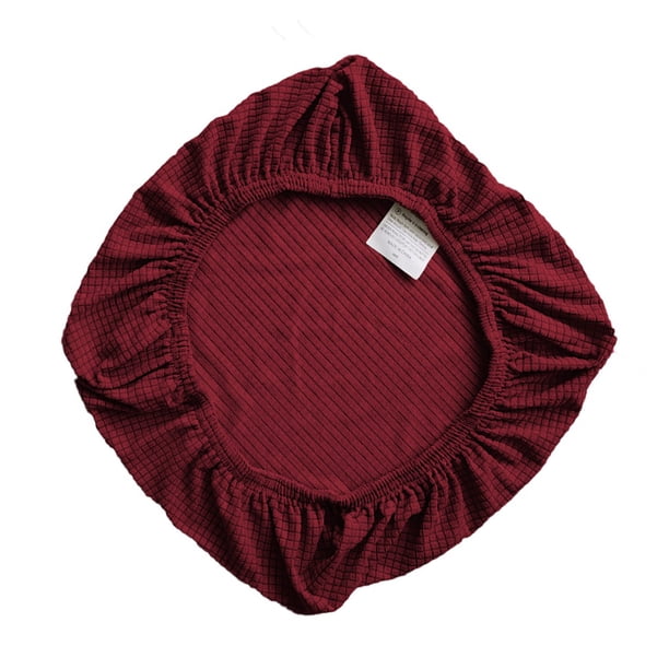 Funda de cojín para silla Bewildely Vino rojo ajustable resistente a la suciedad HA083840-05