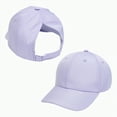 thumbnail image 3 of KPOPLK Kids Active Ponytail Hat - Baseball Hat with Full Back Opening for Girls(2-8 Years,Purple), 3 of 6