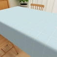 thumbnail image 3 of Nanqianyi Blue Checkered Rectangular Tablecloth for 54 x 72 inch, Waterproof Wipeable Table Cover for Kitchen Table, Indoor and Outdoor, 3 of 6