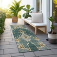 thumbnail image 6 of Addison Rugs Chantille Indoor/Outdoor Transitional Ikat Cactus Washable Runner Rug, 2'3" x 7'6", 6 of 6