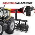thumbnail image 3 of 2024 New Disc Plow Harrow 32 Inch with Universal 2" Receiver Mount for ATV/UTV, Adjust Height Heavy Duty Width Cut Disc Plow Solid Steel Round Plow Harrow (Disc Plow Harrow/Receiver), 3 of 8