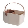 thumbnail image 3 of Cesta abierta para ducha portátil, cesta para baño, bolsa para dormitorio, suministros de cocina ligeros, bolsa de almacenamiento para ducha portátil beige, 3 of 8