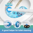 thumbnail image 3 of Disposable Toilet Brush with 48 Refills, Toilet Bowl Wand and Holder Set, Toilet Cleaner Brush Refill Pads, Wall-mounted Toilet Cleaning Stick, 3 of 8