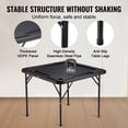 thumbnail image 4 of KFFKFF Mahjong Board, Quadrilateral 4 Participant Collapsible Game Table with 4 Beverage Containers & 4 Token Holders, Transportable Tile Game Table with 1 Pack of Tiles for Mahjong Poke Riddles, 4 of 9