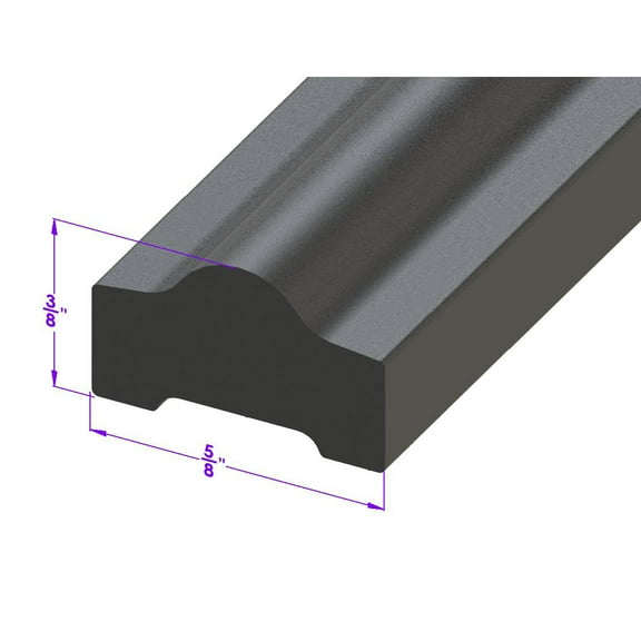 Cowl and Hood Seal All Rubber - LP 14-I