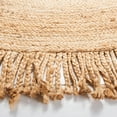 thumbnail image 3 of SAFAVIEH Braided Abby Solid Reversible Area Rug, Natural, 6' x 6' Round, 3 of 7