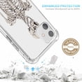 thumbnail image 2 of Rock Skull Clear Case for iPhone 11,Aesthetic Art Design Case for Men Women,Unique Soft Transparent TPU Bumper Case Cover, 2 of 5