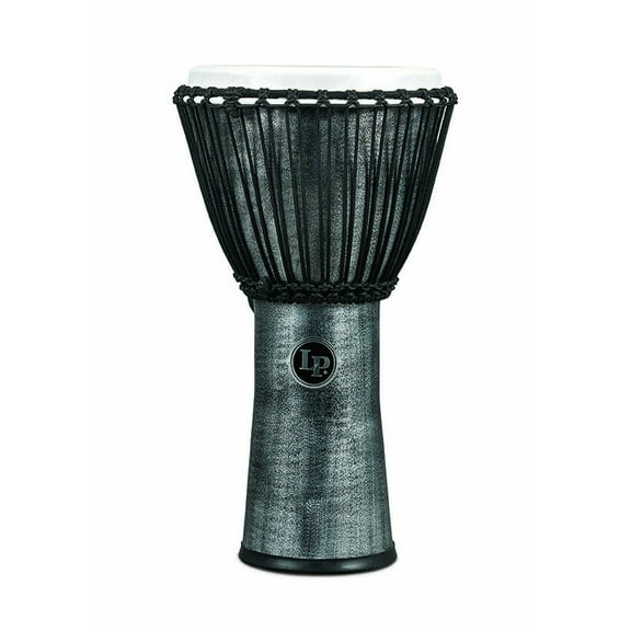 Latin Percussion LP724G Rope Djembe 11 in. Synthetic Shell & Head, Gray