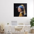 thumbnail image 2 of Stupell Industries Iconic Pear Earring Girl Canvas Wall Art design by Sophie 6, 30 x 30, 2 of 7