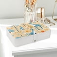 thumbnail image 6 of Kangaroo Portable PU Leather Travel Jewelry Stand Organizer Box with Removable Compartment and Necklace Holder, 6 of 6